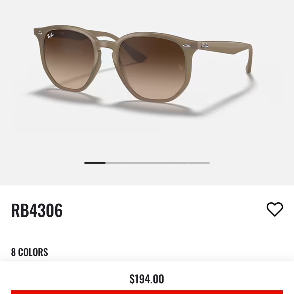 Ray-Ban Tan/Brown Sunglasses